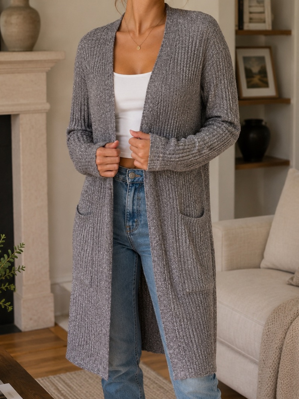 Dee Elle Long Cardigan